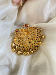 Premium Kemp Single Jada Billai -Bun Billai-Gold Bead-G6170