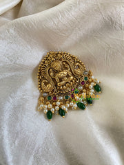 Premium Lakshmi Jada Billai -Bun Billai-Green Bead-G6171