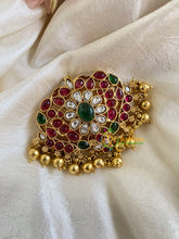 Premium Kemp Single Jada Billai -Bun Billai-Gold Bead-G6172