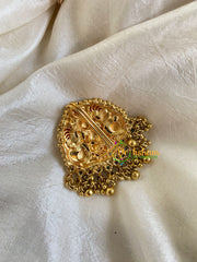 Lakshmi Single Jada Billai -Bun Billai-Gold Bead-G6173