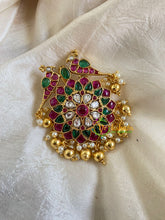 Premium Parrot Single Jada Billai -Bun Billai-Gold Bead-G6181