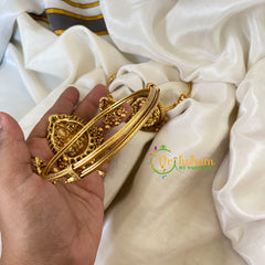 Traditional Lakshmi Kada Vangi-Temple Armlet-Gold Bead-G6546