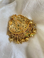 Premium Single Jada Billai -Bun Billai-Gold Bead-G6182