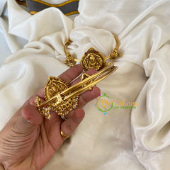 Traditional Lakshmi Vangi-Temple Armlet -Gold Bead and Pearl-G6548