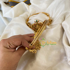 Traditional Lakshmi Vangi-Temple Armlet-Gold Bead-G6550