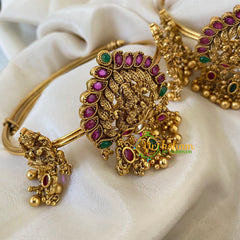 Traditional Lakshmi Vangi-Temple Armlet-Gold Bead -G6535