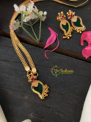 Traditional Kerala Palakka Maanga Pendant Neckpiece-G4255
