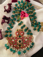 Exquisite Jadau Kundan Pendant Mala -J145