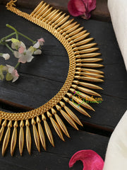 Gold Look Alike Kerala Mullai Mottu Neckpiece-2-G4263