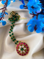 Precious Jadau Kundan Single pendant -J074