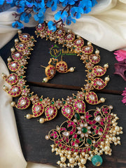 Precious Kundan and Kemp In Traditional Neck Choker -J013