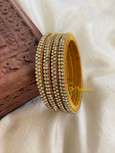 Thin Silk Thread AD Stone Bangle-G6086