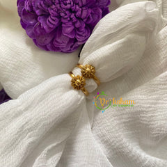 Premium AD Stone Toe Rings -G7576