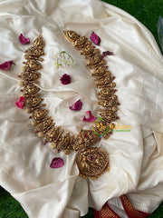Antique 1 gm Gold Look Alike Long Neckpiece-G4372