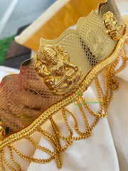 Lakshmi Temple Hipbelt with Chains-3-Peacock-G5432