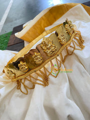 Lakshmi Temple Hipbelt with Chains-7-Elephants-G5433