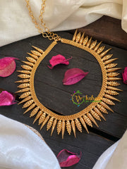 Gold Look Alike Mulla Mottu Choker neckpiece-G3187