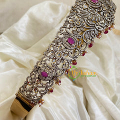 Premium Victorian Diamond Hipbelt -Red-Peacock-VV1152