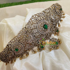 Premium Victorian Diamond Hipbelt -Green -Peacock-VV1153