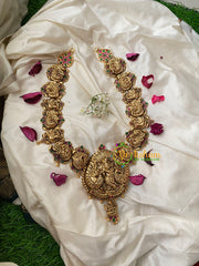 Antique Gold Look Alike 1 gm gold Krishna Temple Neckpiece-G4323