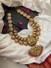 Antique 1 gm Gold Look Alike Layered Haram-G4375