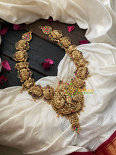 Antique Gold Look Alike 1 gm gold Krishna Temple Neckpiece-G4323