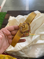 AD Stone Lakshmi Pendant Plain Hipbelt -G5438