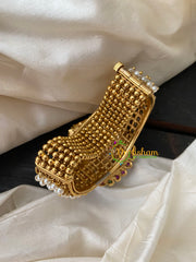 Premium Gold Temple Bangle-Lakshmi-Screw Type-G4104