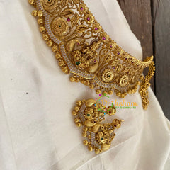 American Diamond Lakshmi High neck Choker -G7823