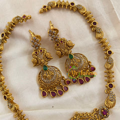 AD Stone Pendant Short Neckpiece -G7830