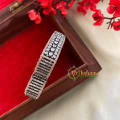 Dual Tone American Diamond Bracelet-Geometrical-G3239