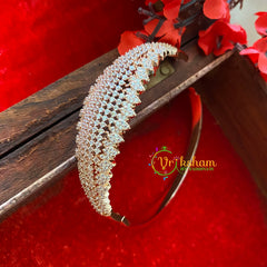 Filigree American Diamond Bracelet-Gold Tone-g3276