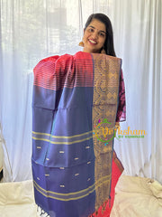 Pinkish Red Chinnalampattu Saree-VS559