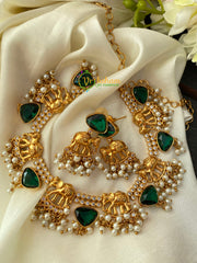 Green Stone Short Neckpiece -G2668