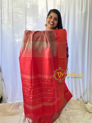 Brick Red Chinnalampattu Saree-VS565