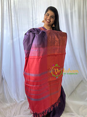 Purple Grey Chinnalampattu Saree-VS573