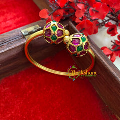 Gold Tone American Diamond Bracelet-Rudraksh-G3260