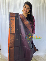 Grey Chinnalampattu Saree-VS582