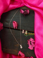 Designer Daily Wear AD Stone Pendant Chain- G4113