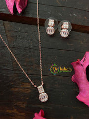 Designer Daily Wear AD Stone Pendant Chain- G4113