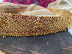 AD Stone Gold look alike Lakshmi Hip Belt -G2687