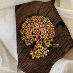 Gold Look Alike Single Jada Billai -Red Green-G10242