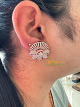 Rose Gold American Diamond Stud -G6674