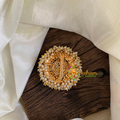 Antique Cluster Pearl Billai -Lakshmi-G10216