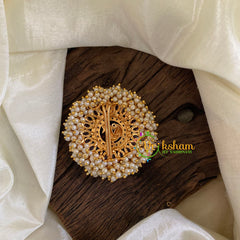 Antique Cluster Pearl Billai -Peacock-Red -G10215