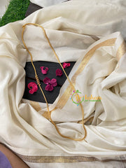 Traditional AD Stone Mogappu Chain-Red White Green- Small Spiral-G4193