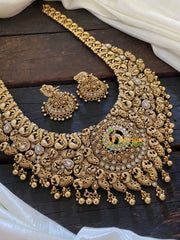 Premium Peacock Bridal Haram-G7719