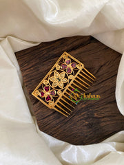 Floral Kemp Comb Clip Jada Billai -Comb Billai-G2206