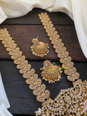 Premium Bridal AD Stone Pendant Haram -G7720