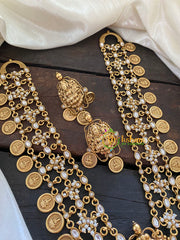 3 layer gold look alike coin haaram -White- G7716